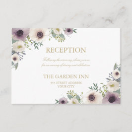 Anemone Boeket Ontvankaart Informatiekaartje