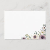 Anemone Boeket Ontvankaart Informatiekaartje (Achterkant)