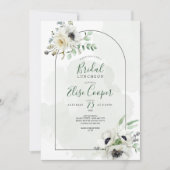 Anemone Bouquet Arch Vrijgezellenfeest Kaart (Voorkant)