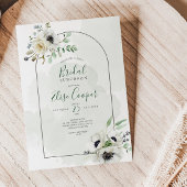 Anemone Bouquet Arch Vrijgezellenfeest Kaart