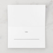 Anemone Bouquet Wedding Place Card Plaatskaartje (Binnenkant ongevouwen)