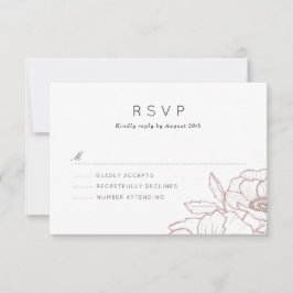 Anemone Bouquet Wedding RSVP