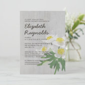 Anemone Bridal Shower Invitations Kaart (Staand voorkant)