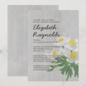 Anemone Bridal Shower Invitations Kaart (Voorkant / Achterkant)