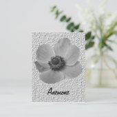   Anemone Briefkaart (Staand voorkant)