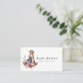 Anemone Bunnies Baby Boutique Social Media Busines Visitekaartje (Staand voorkant)