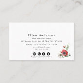 Anemone Bunnies Baby Boutique Social Media Busines Visitekaartje (Achterkant)