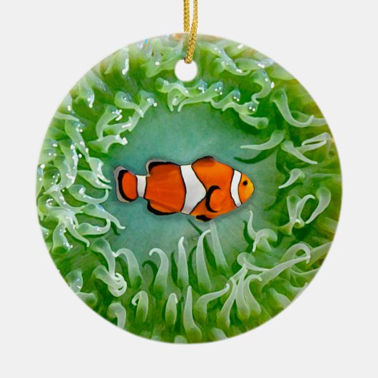 Anemone Ceramic Ornament (Voorkant)