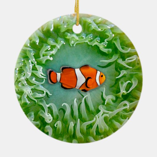 Anemone Ceramic Ornament (Achterkant)