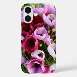 Anemone Charm iPhone 16 Hoesje
