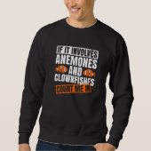 Anemone Clownfish Quote voor een Clownfish Trui (Voorkant)