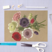 Anemone Coronaria Fl. Pl. (Duizels) Tissuepapier (Craft)