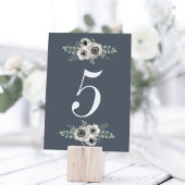 Anemone en Eucalyptus Florentienummer Kaart