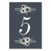 Anemone en Eucalyptus Florentienummer Kaart (Achterkant)