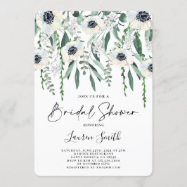 Anemone en groen Vrijgezellenfeest Kaart