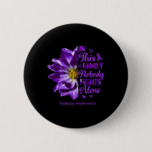 Anemone Epilepsie Bewustzijn Kostuums Niemand vech Ronde Button 5,7 Cm