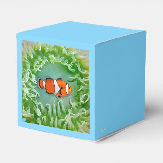Anemone Favor Box Bedankdoosjes (Achterkant)