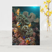 Anemone Fish Garden Kaart (Gele Bloem)
