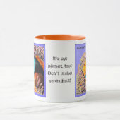 Anemone Fish "Het is ook mijn planeet!" Mok (Midden)