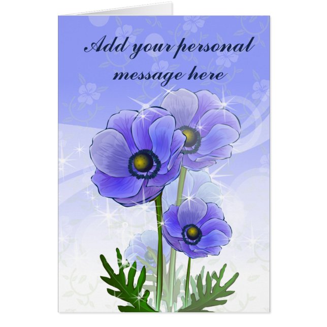 Anemone Flowers (Voorkant)