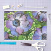 Anemone-gedecorbeerd weefselpapier tissuepapier (Craft)