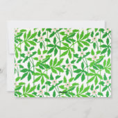 Anemone Green Familiefoto Happy Easter Feestdagenkaart (Achterkant)