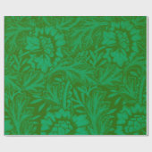 Anemone in Forest Green, een William Morris-patroo Cadeaupapier (Vlak)