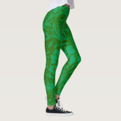 Anemone in Forest Green Leggings (Rechts)