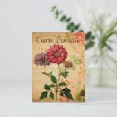  Anemone Japonica Floral Flowers Franse Briefkaart (Staand voorkant)