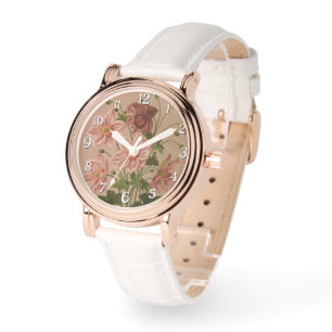 Anemone Japonica Rosea Exquisite  Botanical Horloge