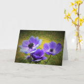 Anemone, kaart (Gele Bloem)