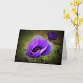 Anemone, kaart (Gele Bloem)