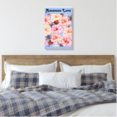 Anemone Love Botanical Canvas Afdruk (Insitu (Slaapkamer))
