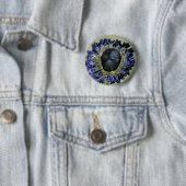 Anemone Mistral Panda Badge Ronde Button 5,7 Cm (In situ)