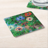 Anemone, Monet Kartonnen Onderzetters (Schuin)