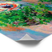 Anemone, Monet Poster (Hoek)