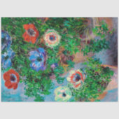Anemone, Monet Tissuepapier (Voorkant)