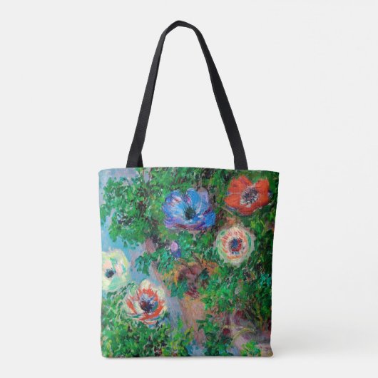 Anemone, Monet Tote Bag (Achterkant)