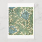 "Anemone"-ontwerp (textiel) Briefkaart (Voorkant)