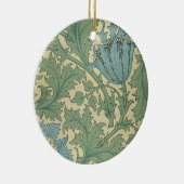 "Anemone"-ontwerp (textiel) Keramisch Ornament (Rechts)