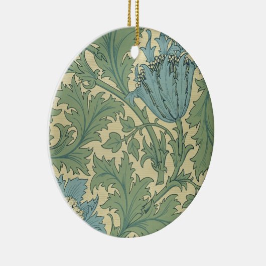 "Anemone"-ontwerp (textiel) Keramisch Ornament (Rechts)