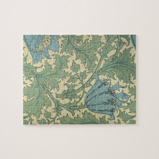 "Anemone"-ontwerp (textiel) Legpuzzel (Horizontaal)