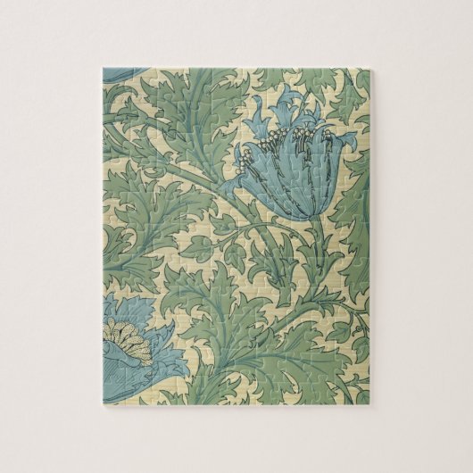 "Anemone"-ontwerp (textiel) Legpuzzel (Verticaal)