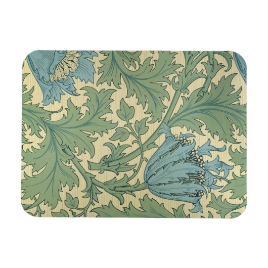 "Anemone"-ontwerp (textiel) Magneet (Horizontaal)