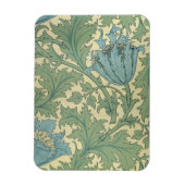 "Anemone"-ontwerp (textiel) Magneet (Verticaal)