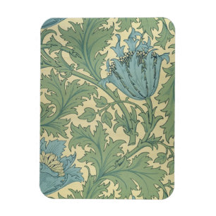 "Anemone"-ontwerp (textiel) Magneet