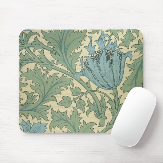 "Anemone"-ontwerp (textiel) Muismat (Met muis)