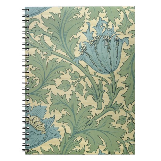 "Anemone"-ontwerp (textiel) Notitieboek (Voorkant)