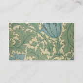 "Anemone"-ontwerp (textiel) Visitekaartje (Achterkant)