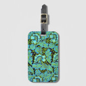 Anemone-patroon van William Morris, Bagagelabel (Voorkant (verticaal))